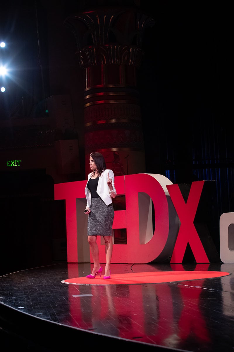 Amy TEDx Stage